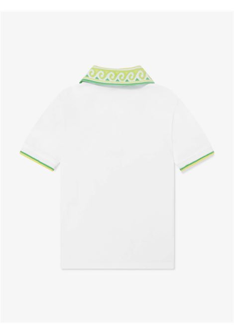 Polo con logo CASABLANCA KIDS | KSP26JTP37001WHITE